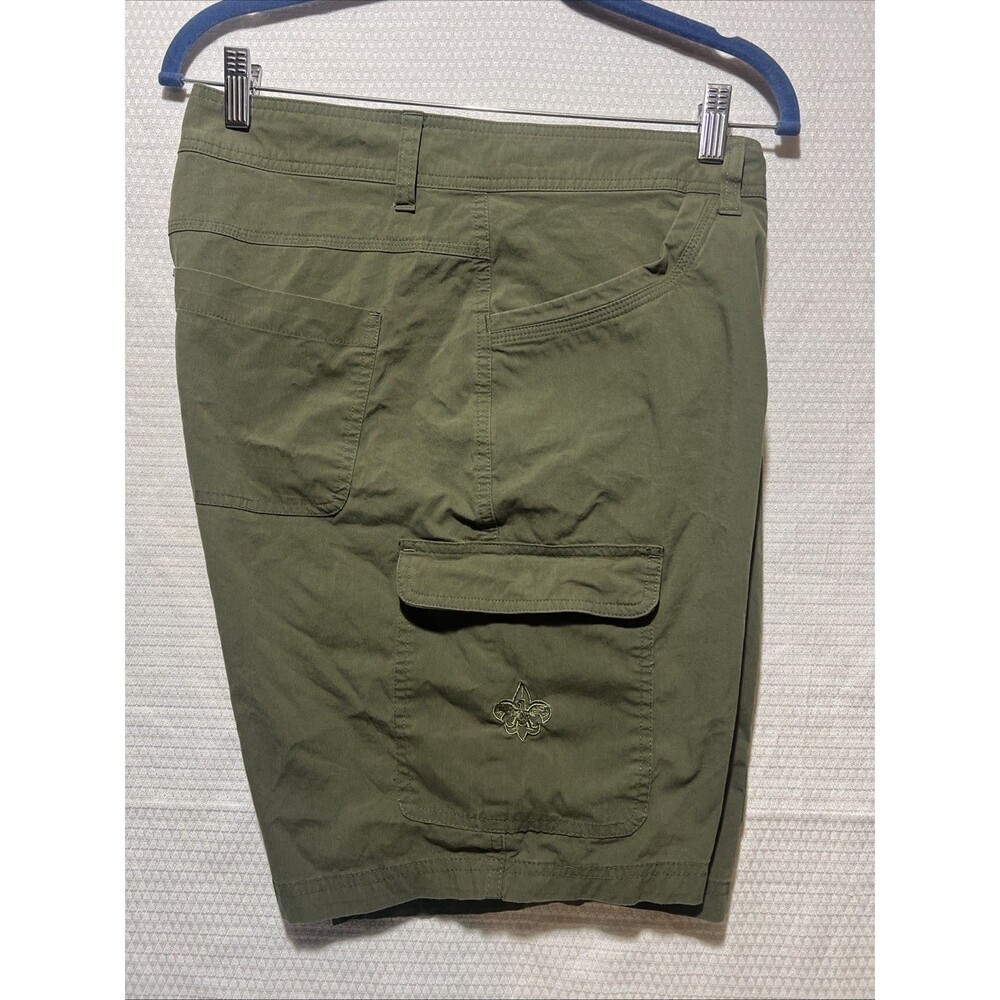 Boy Scouts of America Men Cargo Shorts 36 Green